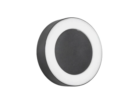 GLOBOSTAR® LINEART GLB-103-0038 Φωτιστικό Τοίχου / Απλίκα LED 18W 1620lm 120° AC 220-240V Αδιάβροχο IP65 Θερμό Λευκό 2700K - Sanan SMD Chip - Μαύρο Ματ - Μ20 x Π4.5 x Υ20cm - 3 Χρόνια Εγγύηση