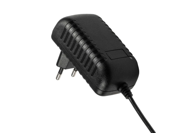 GLOBOSTAR® VOLTIX GLB-107-0002 Τροφοδοτικό/Μετασχηματιστής Class II SELV 24W 2A AC 220-240V σε DC 12V IP20 - Μαύρο Ματ - Μ8 x Π4.2 x Υ2.8cm - 3 Χρόνια Εγγύηση