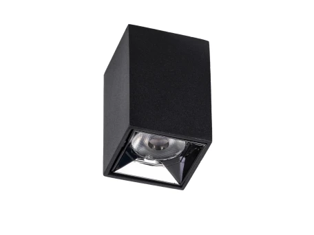 kelvo® LUMINAR KLV-101-0323 Φωτιστικό Downlight Σποτ LED 3W 405lm 36° AC 220-240V IP20 Θερμό Λευκό 2700K - Osram SMD Chip & TÜV SÜD Driver - Μαύρο Ματ - Μ4.2 x Π4.2 x Υ6.6cm - 5 Χρόνια Εγγύηση