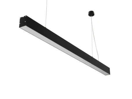 kelvo® ORION KLV-101-0362 Κρεμαστό Γραμμικό Φωτιστικό Οροφής LED 72W 7200lm 120° AC 220-240V IP20 Ρυθμιζόμενο Λευκό CCT με Χειριστήριο από 2700K έως 6000K Dimmable - Lumileds SMD Chip - Μαύρο Ματ - Μ120 x Π5.5 x Υ7cm - 3 Χρόνια Εγγύηση