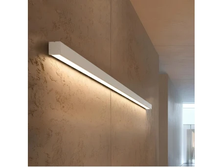 kelvo® ORION KLV-101-0363-V3 Γραμμικό Φωτιστικό Τοίχου / Απλίκα LED 72W 7200lm 120° AC 220-240V IP20 Ρυθμιζόμενο Λευκό CCT με Χειριστήριο από 2700K έως 6000K Dimmable - Lumileds SMD Chip - Λευκό Ματ - Μ120 x Π5 x Υ7.5cm - 3 Χρόνια Εγγύηση