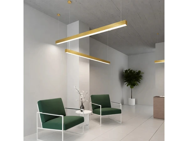 kelvo® ORION KLV-101-0364 Γραμμικό Κρεμαστό Φωτιστικό Οροφής LED 72W 7200lm 120° AC 220-240V IP20 Ρυθμιζόμενο Λευκό CCT με Χειριστήριο από 2700K έως 6000K Dimmable - Lumileds SMD Chip - Σατινέ Χρυσό Βούρτσας - Μ120 x Π5 x Υ7cm - 3 Χρόνια Εγγύηση kelvo® ORION KLV-101-0364 Γραμμικό Κρεμαστό Φωτιστικό Οροφής LED 72W 7200lm 120° AC 220-240V IP20 Ρυθμιζόμενο Λευκό CCT με Χειριστήριο από 2700K έως 6000K Dimmable - Lumileds SMD Chip - Σατινέ Χρυσό Βούρτσας - Μ120 x Π5 x Υ7cm - 3 Χρόνια Εγγύηση