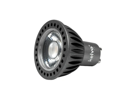 kelvo® KYRON DTW 36° KLV-103-0013 Σποτ GU10 MR16 LED 7W 770lm CRI (Ra) ≥ 90 36° AC 220-240V IP20 Θερμό Λευκό Dimmable με λειτουργία Dim-to-Warm 3000K→1800K - Bridgelux COB Chip - Γκρι Ανθρακί Ματ - Μ5 x Π5 x Υ5.7cm - 3 Χρόνια Εγγύηση