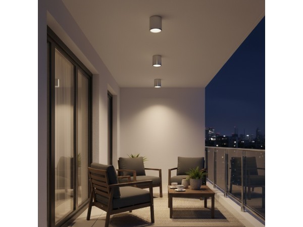 kelvo® MARETTI KLV-101-0057 Φωτιστικό Downlight Σποτ για Λάμπα MR16 με Ντουί GU10 AC 220-240V Αδιάβροχο IP65 - Νίκελ Χρώμιο - Μ9 x Π9 x Υ9cm