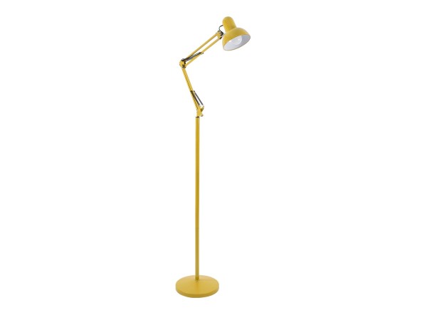 GLOBOSTAR® AUDREY 01472 Μοντέρνο Επιδαπέδιο Φωτιστικό με Ντουί 1 x E27 AC 220-240V IP20 - Κίτρινο - Μ15 x Π15 x Υ190cm