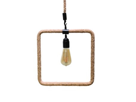 GLOBOSTAR® MALVERN 10001240 Vintage Κρεμαστό Φωτιστικό Οροφής με Ντουί 1 x E27 AC 220-240V IP20 - Μαύρο & Μπεζ - Μ33 x Π22 x Υ33cm