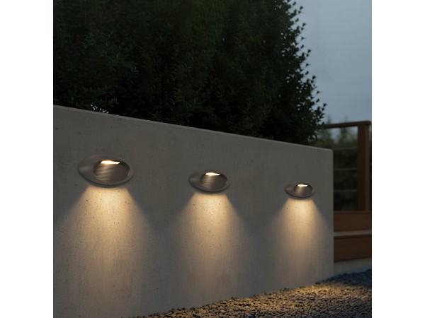 kelvo® STEPART KLV-101-0099 Φωτιστικό Σκαλοπατιού / Διαδρόμου LED 3W 375lm 45° AC 220-240V Αδιάβροχο IP65 Θερμό Λευκό 2700K - Lumileds SMD Chip & TÜV SÜD Driver - Γκρι Ανθρακί Ματ - Μ26 x Π5.5 x Υ13cm - 5 Χρόνια Εγγύηση