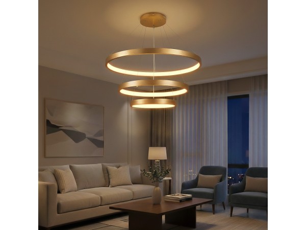 kelvo® NEMESIS KLV-101-0222 Κρεμαστό Φωτιστικό Οροφής LED 120W 12000lm 180° AC 220-240V IP20 Ρυθμιζόμενο Λευκό CCT με Χειριστήριο από 2700K έως 6000K Dimmable - Lumileds SMD Chip - Χρυσό Πλατίνα - Μ80 x Π80 x Υ80cm - 3 Χρόνια Εγγύηση kelvo® NEMESIS KLV-101-0222 Κρεμαστό Φωτιστικό Οροφής LED 120W 12000lm 180° AC 220-240V IP20 Ρυθμιζόμενο Λευκό CCT με Χειριστήριο από 2700K έως 6000K Dimmable - Lumileds SMD Chip - Χρυσό Πλατίνα - Μ80 x Π80 x Υ80cm - 3 Χρόνια Εγγύηση