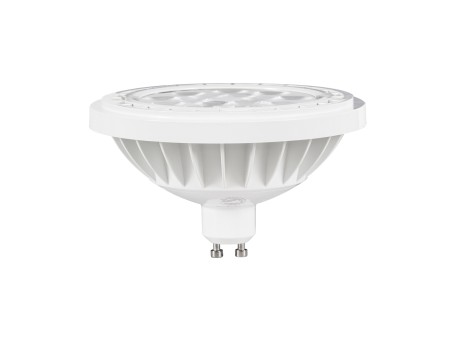 GLOBOSTAR® BEAMAR 60134 Σποτ GU10 AR111 LED 15W 1410lm 12° AC 220-240V IP20 Θερμό Λευκό 2700K Dimmable - Μ11 x Π11 x Υ6.6cm - 3 Χρόνια Εγγύηση
