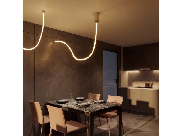 kelvo® GLOW KLV-101-0155-V2 Φωτιστικό Οροφής / Απλίκα LED 27W 2700lm 360° AC 220-240V IP20 Ρυθμιζόμενο Λευκό CCT με Χειριστήριο από 2700K έως 6000K Dimmable - Lumileds SMD Chip - Χρυσό Πλατίνα - Μ90 x Π9 x Υ95cm - 3 Χρόνια Εγγύηση kelvo® GLOW KLV-101-0155-V2 Φωτιστικό Οροφής / Απλίκα LED 27W 2700lm 360° AC 220-240V IP20 Ρυθμιζόμενο Λευκό CCT με Χειριστήριο από 2700K έως 6000K Dimmable - Lumileds SMD Chip - Χρυσό Πλατίνα - Μ90 x Π9 x Υ95cm - 3 Χρόνια Εγγύηση