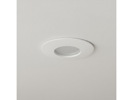 kelvo® KAPA KLV-101-0039 Χωνευτό Φωτιστικό Downlight Σποτ Μπάνιου για Λάμπα MR16 με Ντουί GU10 AC 220-240V Αδιάβροχο IP65 - Λευκό Ματ - Μ8.5 x Π8.5 x Υ4.2cm / Q7.5cm