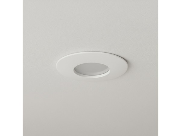 kelvo® KAPA KLV-101-0039 Χωνευτό Φωτιστικό Downlight Σποτ Μπάνιου για Λάμπα MR16 με Ντουί GU10 AC 220-240V Αδιάβροχο IP65 - Λευκό Ματ - Μ8.5 x Π8.5 x Υ4.2cm / Q7.5cm