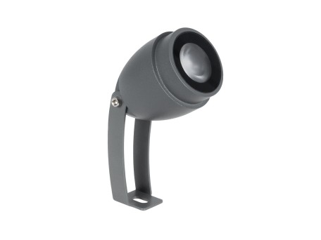 GLOBOSTAR® TREEGAL 90460 Φωτιστικό Σποτ για Φυτά - Δέντρα με Βάση Μπετού & Κορμού LED 3W 315lm 15° DC 24V Αδιάβροχο IP67 Ultra Θερμό Λευκό 2200K Dimmable - Bridgelux SMD Chip - Γκρι Ανθρακί - Μ5 x Π5 x Υ13cm - 3 Χρόνια Εγγύηση