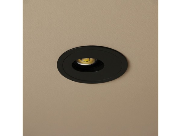 kelvo® ASYMMETRICAL KLV-101-0132 Χωνευτό Φωτιστικό Downlight Σποτ LED 7W 875lm 15°x30° AC 220-240V IP20 Φυσικό Λευκό 4500K - Bridgelux COB Chip & TÜV SÜD Driver - Μαύρο Ματ - Μ8.3 x Π8.3 x Υ8.2cm / Q7.3cm - 5 Χρόνια Εγγύηση