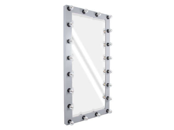 GloboStar® MAKEUP MIRROR-160x80-3 Μοντέρνος Καθρέπτης Μακιγιάζ με Πλαίσιο Φυσικού Ξύλου με Διακόπτη On/Off 20 x E27 AC220-240V - Μ80 x Π7 x Υ160cm - Γκρι Τσιμέντου GloboStar® MAKEUP MIRROR-160x80-3 Μοντέρνος Καθρέπτης Μακιγιάζ με Πλαίσιο Φυσικού Ξύλου με Διακόπτη On/Off 20 x E27 AC220-240V - Μ80 x Π7 x Υ160cm - Γκρι Τσιμέντου