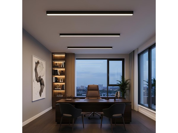 kelvo® ORION KLV-101-0362-V2 Γραμμικό Φωτιστικό Οροφής LED 72W 7200lm 120° AC 220-240V IP20 Ρυθμιζόμενο Λευκό CCT με Χειριστήριο από 2700K έως 6000K Dimmable - Lumileds SMD Chip - Μαύρο Ματ - Μ120 x Π5 x Υ7.5cm - 3 Χρόνια Εγγύηση kelvo® ORION KLV-101-0362-V2 Γραμμικό Φωτιστικό Οροφής LED 72W 7200lm 120° AC 220-240V IP20 Ρυθμιζόμενο Λευκό CCT με Χειριστήριο από 2700K έως 6000K Dimmable - Lumileds SMD Chip - Μαύρο Ματ - Μ120 x Π5 x Υ7.5cm - 3 Χρόνια Εγγύηση