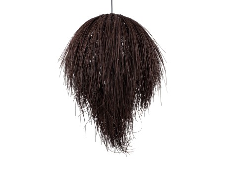 GLOBOSTAR® ARCHIPELAGO 01750 Boho Κρεμαστό Φωτιστικό Οροφής με Ντουί 1 x E27 AC 220-240V IP20 - Καφέ - Μ40 x Π40 x Υ63cm