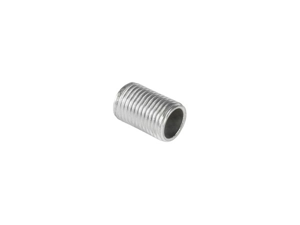 GLOBOSTAR® THREADEDTUBE 77556 Μεταλλικός DIY Σύνδεσμος / Μαστός με M10 Σπείρωμα για Φωτιστικά - Μ1.5 x Π1 x Υ1cm