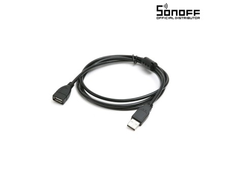 GloboStar® 80104 SONOFF USB Male to Female Extension Cable 2.0 Cable Length 150cm