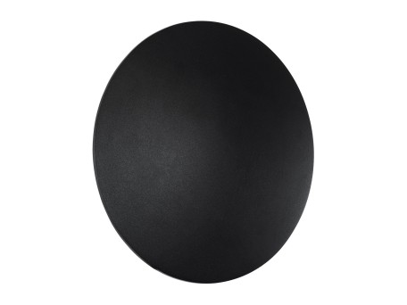 GLOBOSTAR® HELIO-R 60661 Μοντέρνο Φωτιστικό Τοίχου - Απλίκα LED 12W 1200lm 120° AC 220-240V Αδιάβροχο IP65 Θερμό Λευκό 2700K - Lumileds SMD Chip & TÜV SÜD Driver - Μαύρο Ματ - Μ26 x Π26 x Υ5cm - 5 Χρόνια Εγγύηση