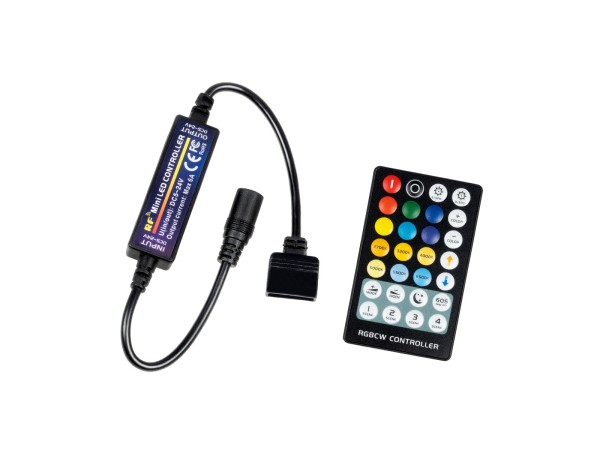GLOBOSTAR® CONTROLI 73427 Σετ Dimmer / Controller με RF Ασύρματο Χειριστήριο με 5 x 1.2A 28.8W Κανάλια DC 5-24V 6A 144W Max IP20 - RF2.4Ghz - Μ30 x Π1.7 x Υ1.1cm - 2 Χρόνια Εγγύηση GLOBOSTAR® CONTROLI 73427 Σετ Dimmer / Controller με RF Ασύρματο Χειριστήριο με 5 x 1.2A 28.8W Κανάλια DC 5-24V 6A 144W Max IP20 - RF2.4Ghz - Μ30 x Π1.7 x Υ1.1cm - 2 Χρόνια Εγγύηση