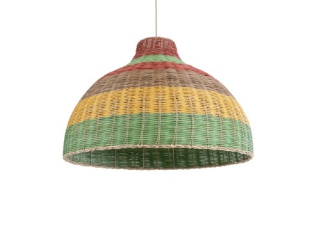 GLOBOSTAR® CABALLEROS 02054 Boho Κρεμαστό Φωτιστικό Οροφής με Ντουί 1 x E27 AC 220-240V IP20 - Πολύχρωμο - Μ70 x Π70 x Υ48cm