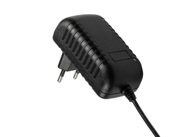 GLOBOSTAR® VOLTIX GLB-107-0002 Τροφοδοτικό/Μετασχηματιστής Class II SELV 24W 2A AC 220-240V σε DC 12V IP20 - Μαύρο Ματ - Μ8 x Π4.2 x Υ2.8cm - 3 Χρόνια Εγγύηση