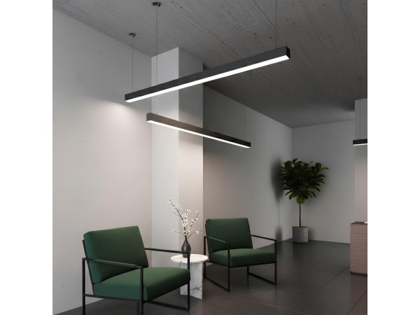 kelvo® ORION KLV-101-0362 Κρεμαστό Γραμμικό Φωτιστικό Οροφής LED 72W 7200lm 120° AC 220-240V IP20 Ρυθμιζόμενο Λευκό CCT με Χειριστήριο από 2700K έως 6000K Dimmable - Lumileds SMD Chip - Μαύρο Ματ - Μ120 x Π5 x Υ7.5cm - 3 Χρόνια Εγγύηση kelvo® ORION KLV-101-0362 Κρεμαστό Γραμμικό Φωτιστικό Οροφής LED 72W 7200lm 120° AC 220-240V IP20 Ρυθμιζόμενο Λευκό CCT με Χειριστήριο από 2700K έως 6000K Dimmable - Lumileds SMD Chip - Μαύρο Ματ - Μ120 x Π5 x Υ7.5cm - 3 Χρόνια Εγγύηση