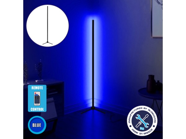 Μοντέρνο Minimal Επιδαπέδιο Μαύρο Φωτιστικό 200cm LED 32 Watt με Ασύρματο Χειριστήριο RF & Dimmer Μπλε GloboStar ALIEN Design GLOBO-200-6 Μοντέρνο Minimal Επιδαπέδιο Μαύρο Φωτιστικό 200cm LED 32 Watt με Ασύρματο Χειριστήριο RF & Dimmer Μπλε GloboStar ALIEN Design GLOBO-200-6