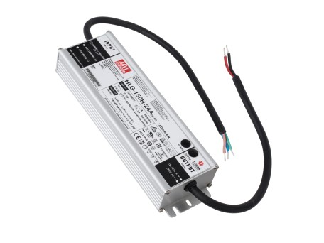 GLOBOSTAR® MEANWELL-HLG-150H-24A 90785 Τροφοδοτικό/Μετασχηματιστής SELV 150W 6.25A DC 24V Αδιάβροχο IP65 - AC 220-240V σε DC 24V - Μ22.8 x Π6.8 x Υ4cm - 3 Χρόνια Εγγύηση