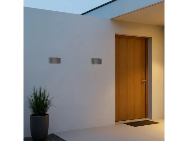 kelvo® SIXOAD KLV-101-0010 Φωτιστικό Τοίχου / Απλίκα LED 18W 1980lm 30° AC 220-240V Αδιάβροχο IP65 Φυσικό Λευκό 4500K - CREE XPE Chip & TÜV SÜD Driver - Γκρι Ανθρακί Ματ - Μ17 x Π4 x Υ8cm - 5 Χρόνια Εγγύηση