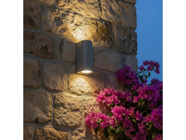 kelvo® MURANO KLV-101-0016 Φωτιστικό Τοίχου / Απλίκα για 2 Λάμπες MR16 με Ντουί GU10 AC 220-240V Αδιάβροχο IP65 - Γκρι Ανθρακί Ματ - Μ8 x Π8 x Υ15cm kelvo® MURANO KLV-101-0016 Φωτιστικό Τοίχου / Απλίκα για 2 Λάμπες MR16 με Ντουί GU10 AC 220-240V Αδιάβροχο IP65 - Γκρι Ανθρακί Ματ - Μ8 x Π8 x Υ15cm