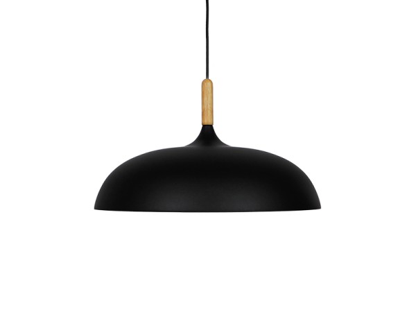 GLOBOSTAR® VALLETE 01258 Μοντέρνο Κρεμαστό Φωτιστικό Οροφής με Ντουί 1 x E27 AC 220-240V IP20 - Μαύρο & Μπεζ - Μ45 x Π45 x Υ27cm