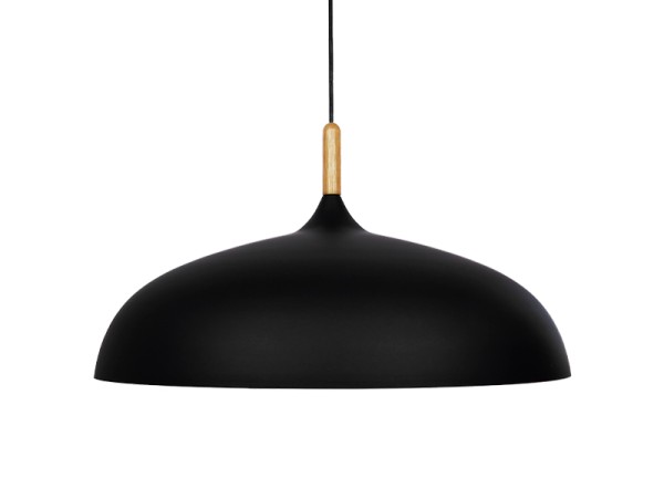 GLOBOSTAR® VALLETE 01259 Μοντέρνο Κρεμαστό Φωτιστικό Οροφής με Ντουί 1 x E27 AC 220-240V IP20 - Μαύρο & Μπεζ - Μ60 x Π60 x Υ35cm