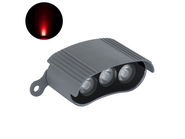 GLOBOSTAR® TREELIGHT-ZINA S-90998 Κυρτή Μπάρα Φωτισμού Wall Washer για Φυτά - Δέντρα LED 3W 240lm 30° DC 24V Αδιάβροχο IP65 Κόκκινο Dimmable - Γκρι Ανθρακί - Μ9 x Π6.5 x Υ4cm - 3 Χρόνια Εγγύηση GLOBOSTAR® TREELIGHT-ZINA S-90998 Κυρτή Μπάρα Φωτισμού Wall Washer για Φυτά - Δέντρα LED 3W 240lm 30° DC 24V Αδιάβροχο IP65 Κόκκινο Dimmable - Γκρι Ανθρακί - Μ9 x Π6.5 x Υ4cm - 3 Χρόνια Εγγύηση
