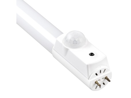 GLOBOSTAR® PARKING 61499 Λάμπα T8 G13 Τύπου Φθορίου 120cm Τεχνολογίας Smart Group Linkable Control System 2.4Ghz με Αισθητήρα Κίνησης Microwave LED 16W 2000lm 220° AC 220-240V IP20 Ψυχρό Λευκό 6000K - Lumileds SMD Chip - Λευκό Γαλακτερό - Μ120 x Π3 x Υ4.7