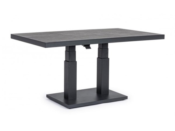 Τραπεζαρία Εξωτερικού Χώρου Truman Μεταλλική Γκρι 140x85x79/42εκ - Γκρι Τραπεζαρία Εξωτερικού Χώρου Truman Μεταλλική Γκρι 140x85x79/42εκ - Γκρι