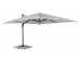 Ομπρέλα Κήπου Ines Γωνιακή Ανοιχτή Γκρι Περιστρεφόμενη 360° 400x400x278εκ. - Γκρι