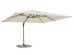 Ομπρέλα Κήπου Orion Γωνιακή Περιστρεφόμενη 360° Μπεζ 400x400x293εκ. - Μπεζ