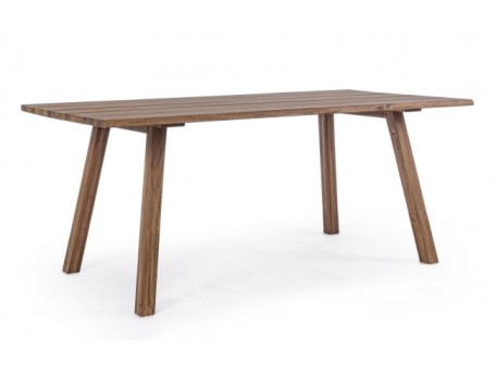 Τραπέζι Glasgow Εξωτερικού Χώρου Ξύλινο Καφέ 180x90x75εκ. - Καφέ