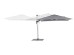 Ομπρέλα Κήπου  Ines Γωνιακή Σκούρα Γκρι Περιστρεφόμενη 360° 300x300x251εκ. - Γκρι