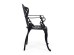 Καρέκλα Victoria  Εξωτερικού Χώρου Αλουμινίου Μαύρη 57,5x58x87,5εκ. - Μαύρο