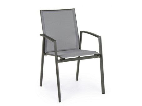 Καρέκλα Cruise Εξωτερικού Χώρου Γκρι 59x71x113εκ. - Γκρι