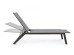 Ξαπλώστρα Cruise  Αλουμινίου Ανθρακί 67x194x95εκ. - Γκρι