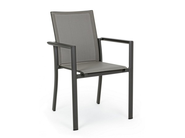 Καρέκλα Konnor Μεταλλική Μαύρη 56,2x60x88 εκ. - Γκρι Καρέκλα Konnor Μεταλλική Μαύρη 56,2x60x88 εκ. - Γκρι