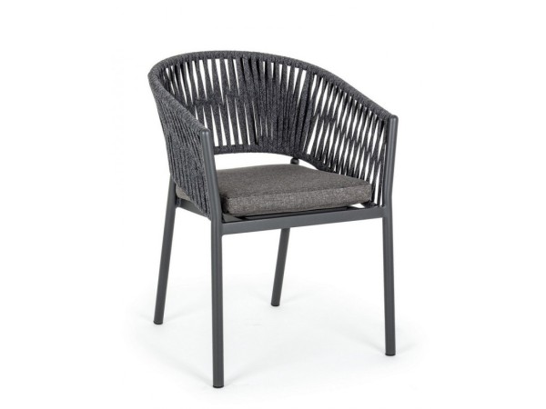 Καρέκλα Με Μπράτσα Florencia WG21 Γκρι 57x60x80εκ. - Γκρι Καρέκλα Με Μπράτσα Florencia WG21 Γκρι 57x60x80εκ. - Γκρι