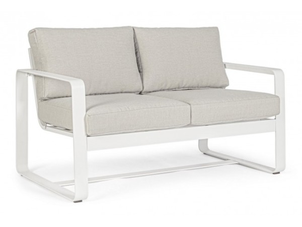 Καναπές Διθέσιος Merrigan Γκρι-Λευκό 134x78x73εκ. - Γκρι Καναπές Διθέσιος Merrigan Γκρι-Λευκό 134x78x73εκ. - Γκρι