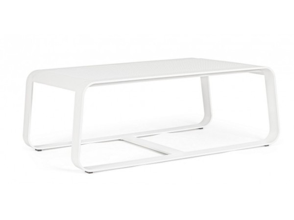 Τραπέζι Εξωτερικού Χώρου Merrigan Λευκό 105x62x38εκ. - Λευκό