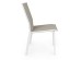 Καρέκλα Cruise Λευκό-Καφέ 50x61x88,5εκ. - Καφέ
