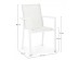 Καρέκλα Με Μπράτσα Konnor Λευκή 56,2x60x88εκ. - Λευκό